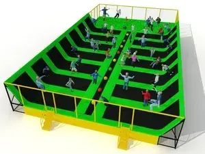 Trampolínové centrum s prehľadným usporiadaním zón