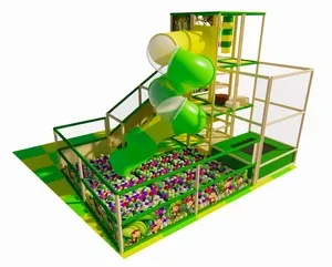 Toboganové interiérové ihrisko s trampolínou a loptičkovým bazénom